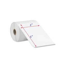 2 Roll 250/Roll 4×6 Direct Thermal Shipping Labels Blank For Zebra 2844 ZP450