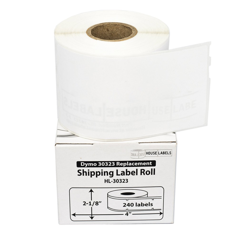DYMO LW 30323 / 30573 Direct Thermal Shipping Labels – (8) Rolls – 2-1/8″ x 4″