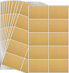 240 Colored Rectangular Labels 3X2 Inch – 8 Color Coding Stickers
