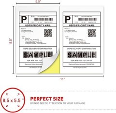 Versatile 500 Sheet Self-Adhesive Shipping Labels – Easy Peel & Strong Adhesive