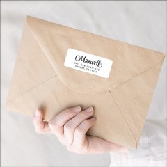Custom Return Address Labels – Personalized Peel and Stick Stickers for Mail, 10