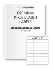 1000 Sheets 30000 Labels FBA 1 x 2 5/8 Address Mailing Labels 30 UP 1 x 2.625