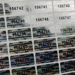 Warranty Void Sticker Tamper Proof Evident Label Hologram Security Serial Number