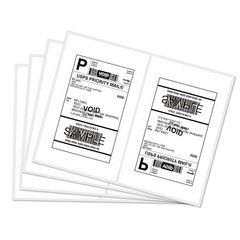 Laser & Inkjet Rounded Corner Address Labels 5.5″ x 8.5″ – 200 Pack