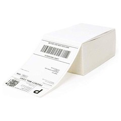 Thermal 4×6 Shipping Labels Fanfolded 100 ct & 20 thank you stickers sellers lot