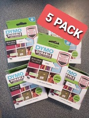 5 PACK Dymo 2112283 DURABLE Small Multi Purpose Labels, 800 labels, 25 x 54mm