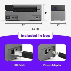 BNIB Rollo USB Shipping Label Printer 4×6 Thermal Label Printer… New Unopened