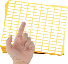 Pack of 6480, 45 Sheet White Rectangle Labels Small Blank Stickers Self