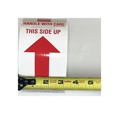 500 This Side Up Handle with Care 3×5″ Stickers Packaging Safety Shipping Labels