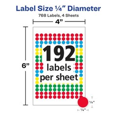 700 Blank Mailing Labels, Printable, 1.33 X 4 Inch, Sure Feed, Matte Clear