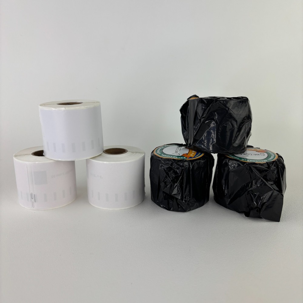 6 Rolls of White Betkey Thermal Shipping Labels 2-1/8″ x 4″ 2 Different Brands