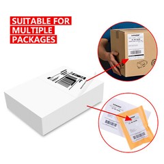 1100 Premium 8.5” X 5.5” Half Sheet Self Adhesive Shipping Labels Labels Blank