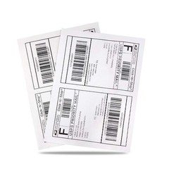 8.5″ x 5.5″ Half Sheet Self Adhesive Shipping Labels for Laser or Inkjet Printer