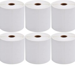 Zebra 2844 Direct Thermal Labels – 6 Rolls, 2700 Labels