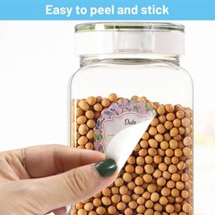 300 Waterproof Canning Labels for Jars Labels Food Labels round for Food Contain