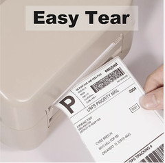 CDU Technology 4″ x 6″ Direct Thermal Shipping Labels with 350 Labels