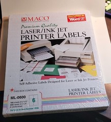 Laser/ Ink Jet Printer Labels 600 Count Self-Adhesive FREE SHIPPING