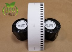 100 Rolls Non OEM Compatible with DK-2205 Brother QL. Incl 1 Reusable Cartridge