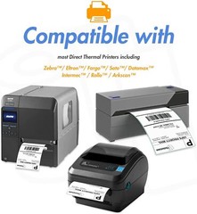 10 Rolls 2000/R 3×1 Barcode Thermal Labels for Zebra Eltron LP2824 Eltron 3″x1″