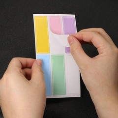 Assorted Colors Waterproof Removable Labels – 310PCS with Pen Adhesive Name L…