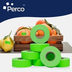 1 Line Green Labels 1 Sleeve 8000 Blank Pricing Labels for Perco Price Guns