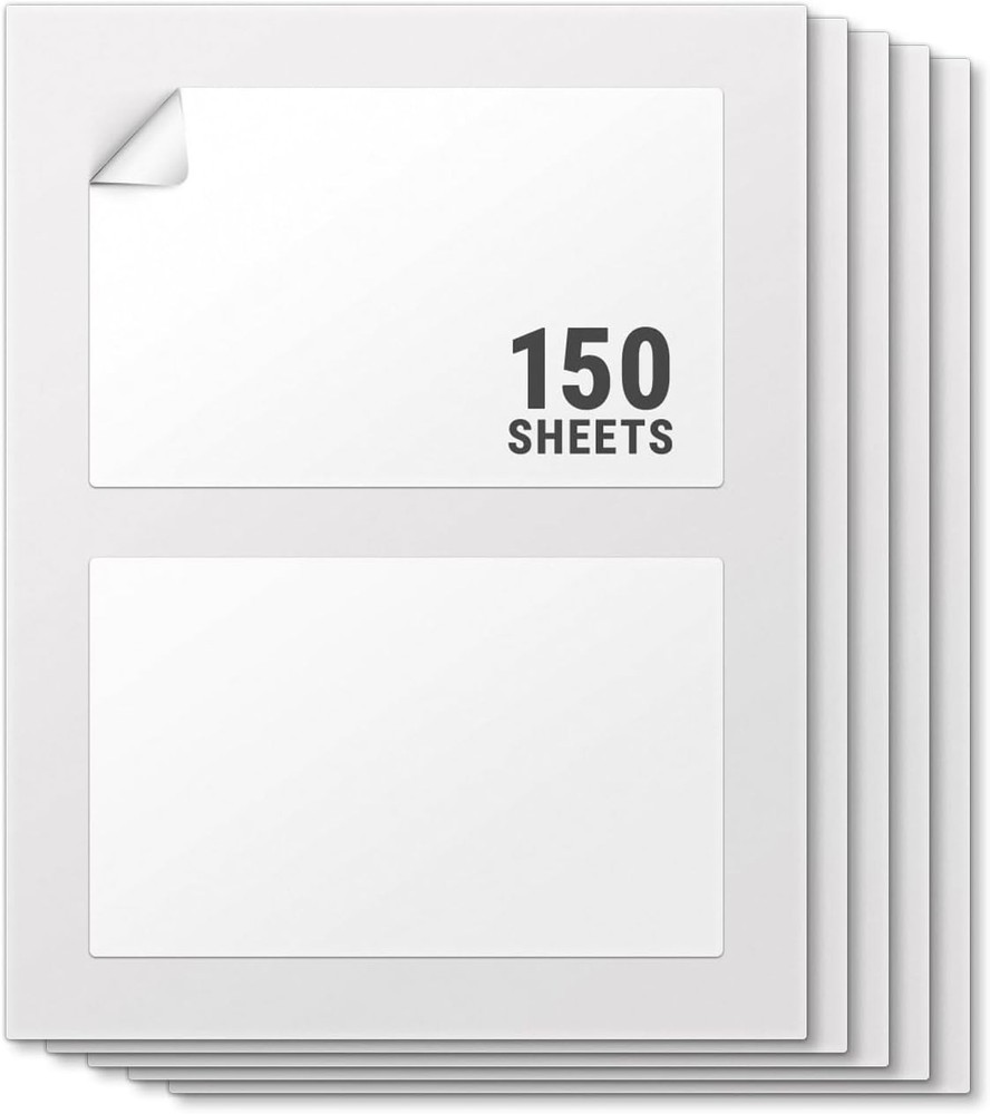 4.25″ X 6.75″ (4-1/4″ X 6-3/4″) Blank Stamps.Com SDC-1200 Shipping Labels, White
