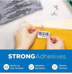 2x Aegis Adhesives 1.5″ X 1″ Square Direct Thermal Multipurpose 300 Labels/Roll