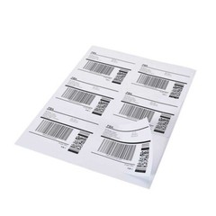 Premium Shipping Address Mailing Labels 4 x 3 1/3 6 Labels Per Sheet (6 UP)