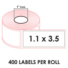2x Thermal Shipping Label DK-1201 DK1201 for Label Printer 1-1/7″ x 3-1/2″