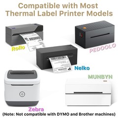 Square Thermal Label Sticker, 2″x2″ Self-Adhesive Square Direct Thermal Label…