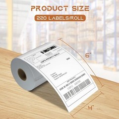 20 Rolls DYMO 4XL Labels Direct Thermal Shipping Labels 4″x6″ 1744907 Compatible