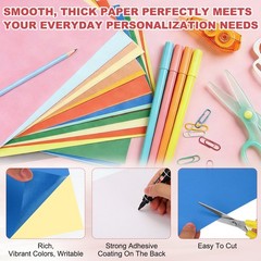 Printable Sticker Paper 50 Sheets 8″x12″ A4 Self Adhesive Dark Blue