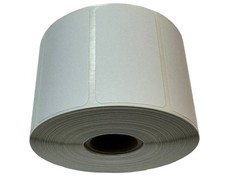 3.5″x1.25″ Direct Thermal White Barcode Labels 1″ Core (2) RLS of 1000 EA