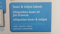 NEW PRES-a-ply 30604 Laser & Inkjet Labels, 3-1/3 x 4″, Box of 600 Avery 5164