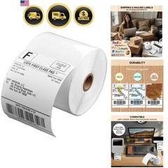 SL450 4×6 Shipping Label in 1 Roll 450 Pages per roll Support Label Printers,…