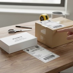 Commercial Grade 4×6 Thermal Mailing Labels with Strong Adhesive – 220 Count