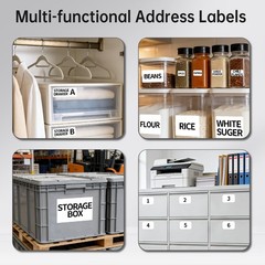 2/3″ x 3-7/16″ File Folder Labels, 900 Return Address Stickers for Laser/Inkj…