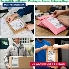 4×6 Inch Shipping Label Paper, Direct Thermal Label, Self-Adhesive & Waterproof,