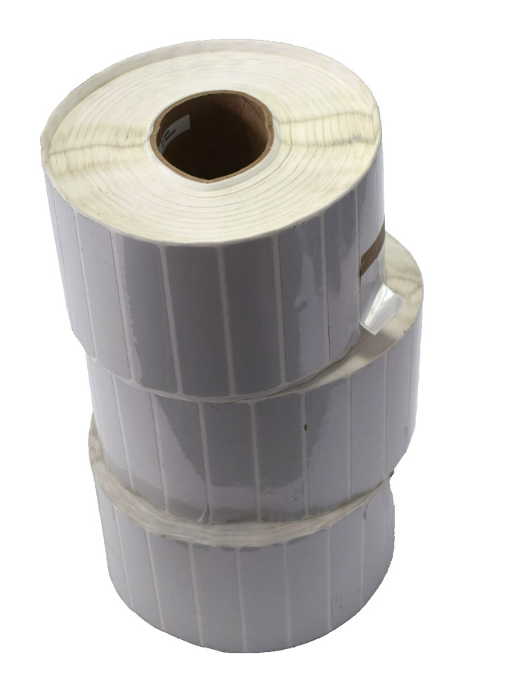 Lot of 12000 Gray Adhesive Labels Rectangular 1043416-GY 1″ x 4″ Bulk Pack