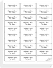Durable 900 Blank Shipping Labels – 1″ x 2-5/8″ Waterproof & Scratch Resistant