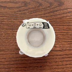 500 Pcs Clear Label Protectors Stickers for Protecting Barcodes, 3.14×1.18 Inch
