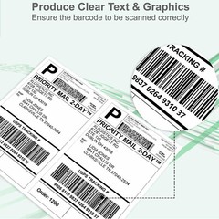 4000 Premium 8.5×5.5 Half Sheet Shipping Mailing Label Self Adhesive 2 Per Sheet