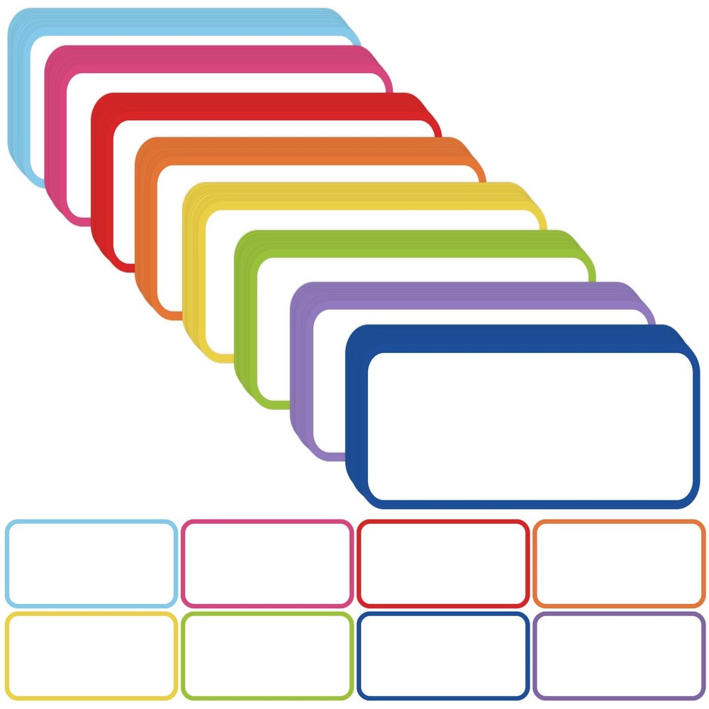 Magnetic Dry Erase Labels – 32 Pcs Reusable Writable Name Tags for Whiteboard