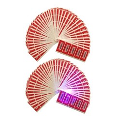 200pcs 25x50mm Heat Tampering Fluorescent Mark High Residue Tamper Evident An…