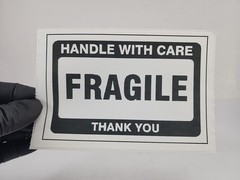 Lot of 50 Ebay Seller Large 4″ x 6″ Fragile Handle with Care Cover-up Labels