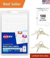 Multi-Use Removable Labels 1100 White