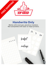 Multi-Use Removable Labels,Non-Printable,White 72 Labels Total (6728) 1″ x 3