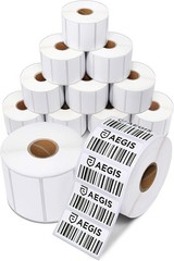 Aegis Adhesives Thermal Labels 15600 Count 12 Rolls