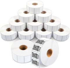 Aegis Adhesives – 1.2″ X 0.85″ Direct Thermal Printer Labels (18000 Count, 12 Ro