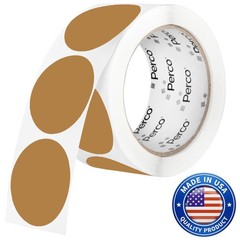 Kraft Brown 2-Inch Perforated Circle Dot Sticker Labels—250 Round Stickers Pe…